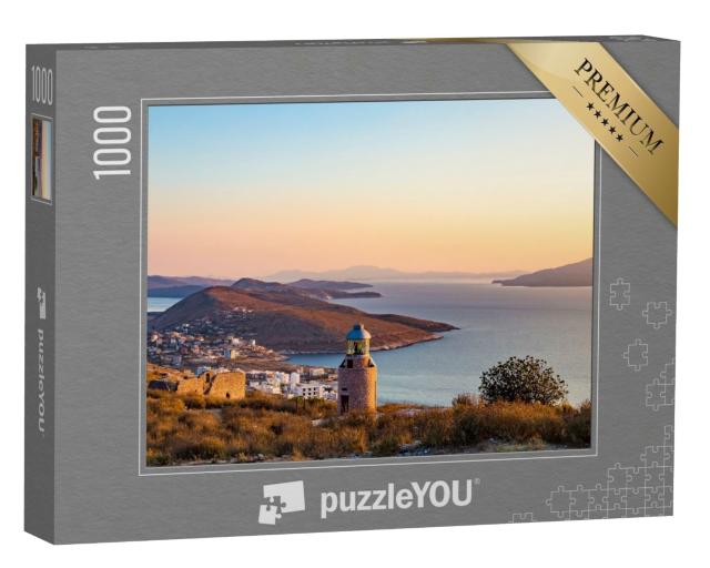 Puzzle 1000 Teile „Wunderschöner Sonnenuntergang am Ionischen Meer, Saranda, Albanien“