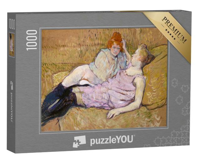 Puzzle 1000 Teile „Henri de Toulouse-Lautrec - Das Sofa“
