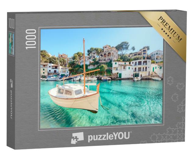 Puzzle 1000 Teile „Idyllische Cala Figuera, Mallorca, Spanien“