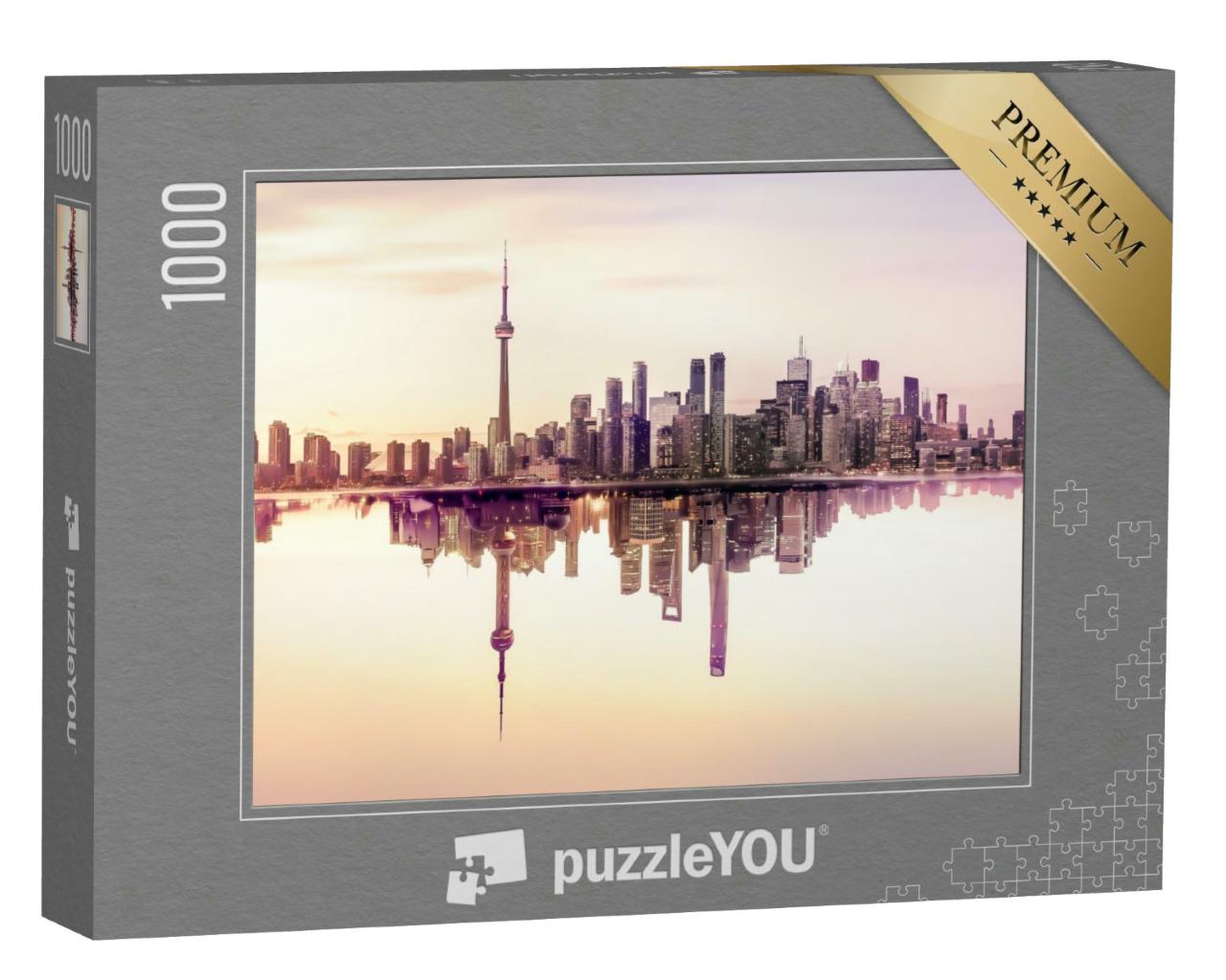 Puzzle 1000 Teile „Die Skyline von Toronto, Kanada“