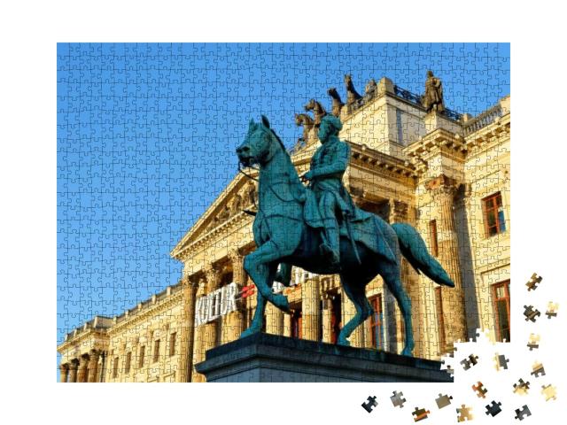 Puzzle 1000 Teile „Braunschweiger Schloss, Deutschland“