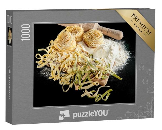 Puzzle 1000 Teile „Frische Pasta, hausgemacht“