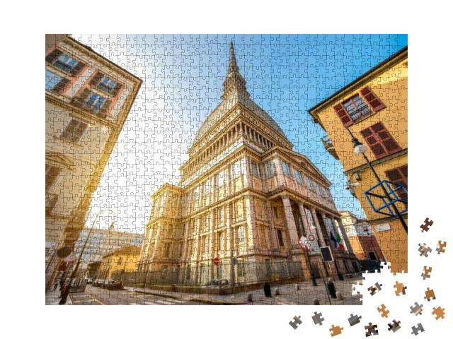 Puzzle 1000 Teile „Das Museum Mole Antonelliana, das Symbol Turins“