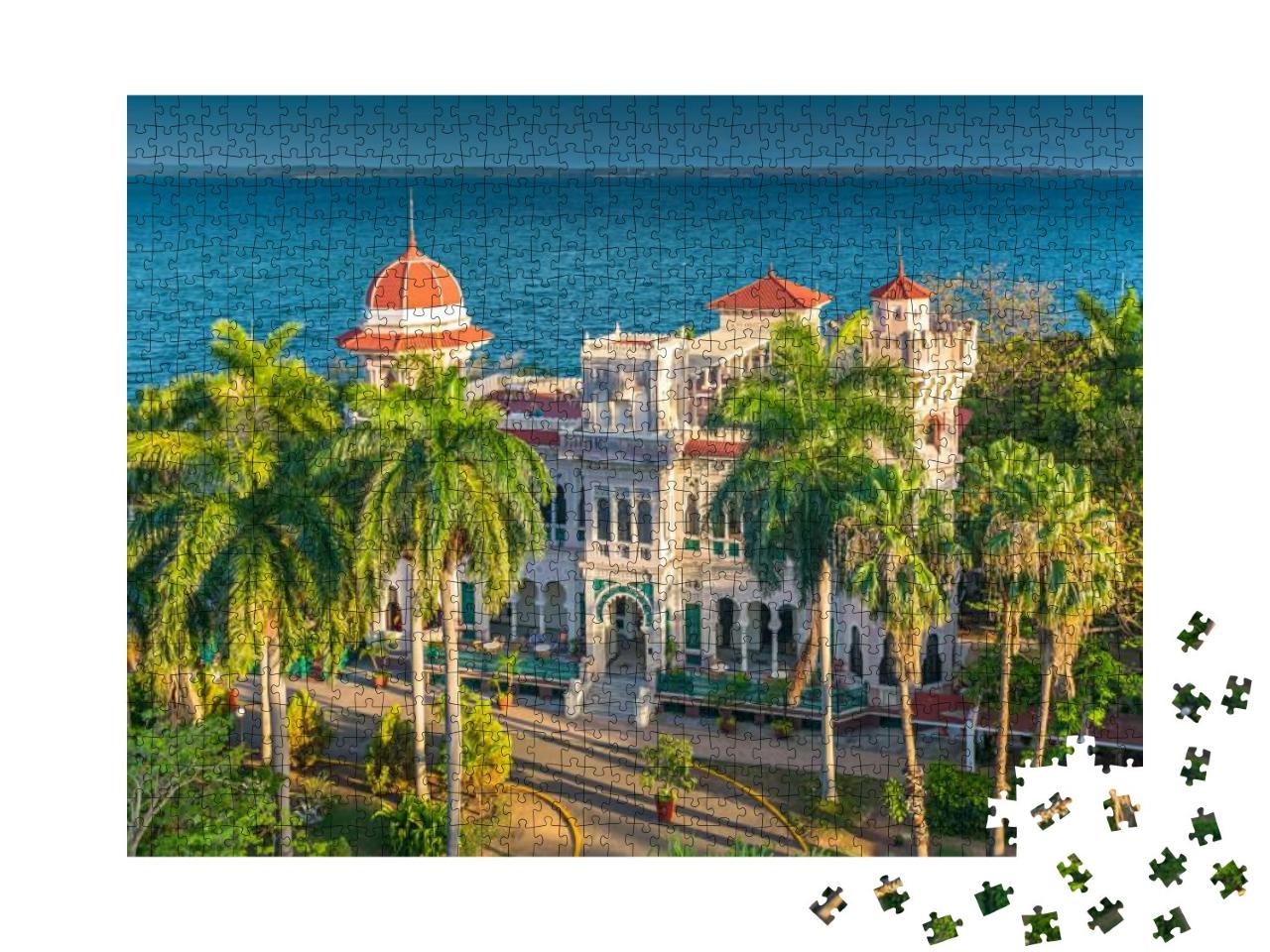 Puzzle 1000 Teile „Palacio de Valle, Cienfuegos, Kuba“
