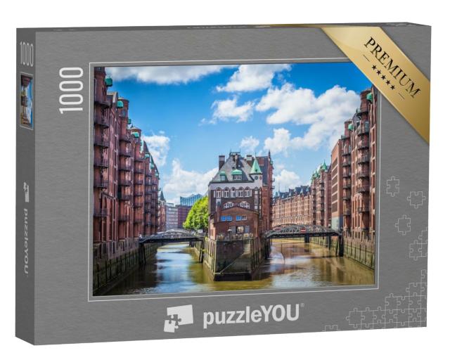 Puzzle 1000 Teile „Speicherstadt in Hamburg“
