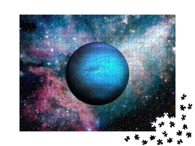 Puzzle 1000 Teile „Neptun, der am weitesten von der Sonne entfernte Planet des Sonnensystems“
