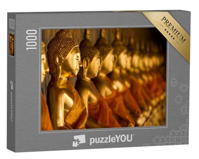 Puzzle 1000 Teile „Buddha-Statue im Wat Arun, Bangkok Thailand“