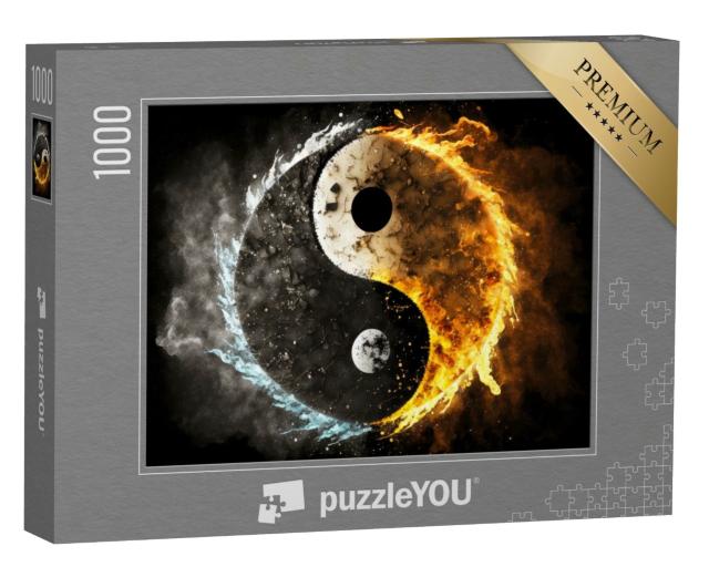 Puzzle 1000 Teile „Symbol von Yin-Yang“