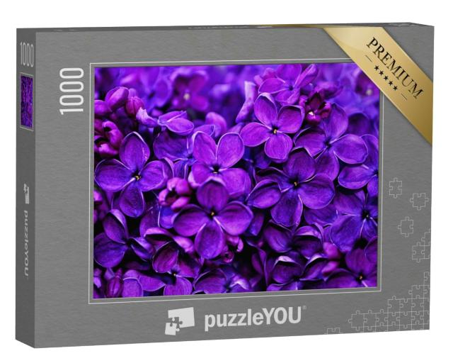 Puzzle 1000 Teile „Fliederblüten im Frühlingsgarten“