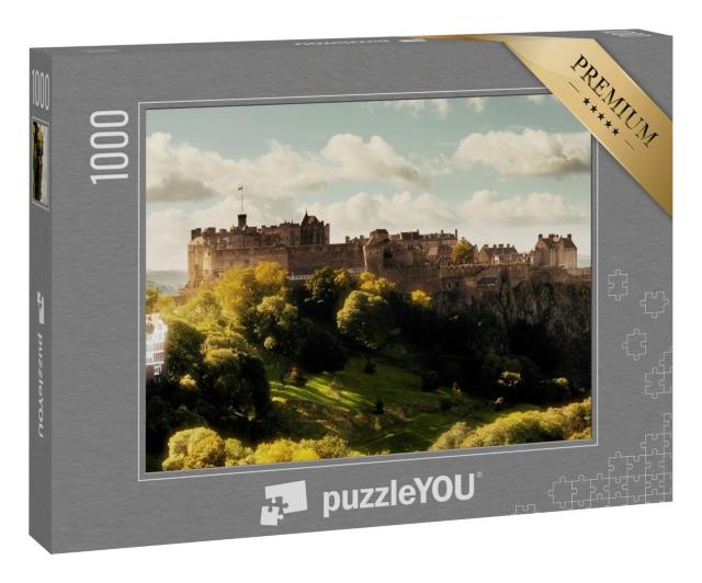 Puzzle 1000 Teile „Majestätisches Edinburgh Castle, Schottland“