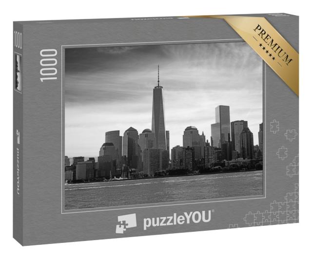 Puzzle 1000 Teile „Blick auf Manhattan Island vom Hudson River aus “