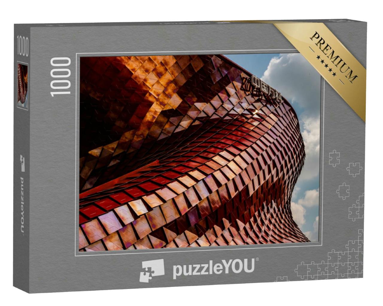 Puzzle 1000 Teile „Kunstvolle Fassade“
