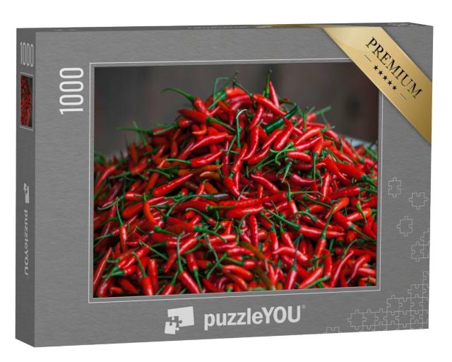 Puzzle 1000 Teile „Frische scharfe Chili-Schoten“