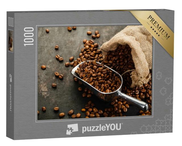 Puzzle 1000 Teile „Schaufelmaß für duftende Kaffeebohnen“
