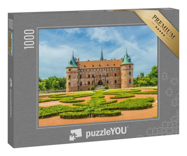 Puzzle 1000 Teile „Schloss Egeskov auf der Insel Fünen in Dänemark“