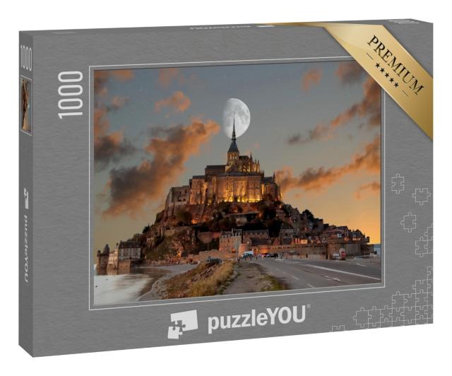Puzzle 1000 Teile „Frankreich, der Mont Saint Michel“