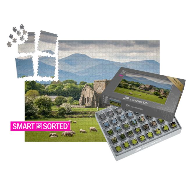 SMART SORTED® | Puzzle 1000 Teile „Idyllische irische Landschaft“