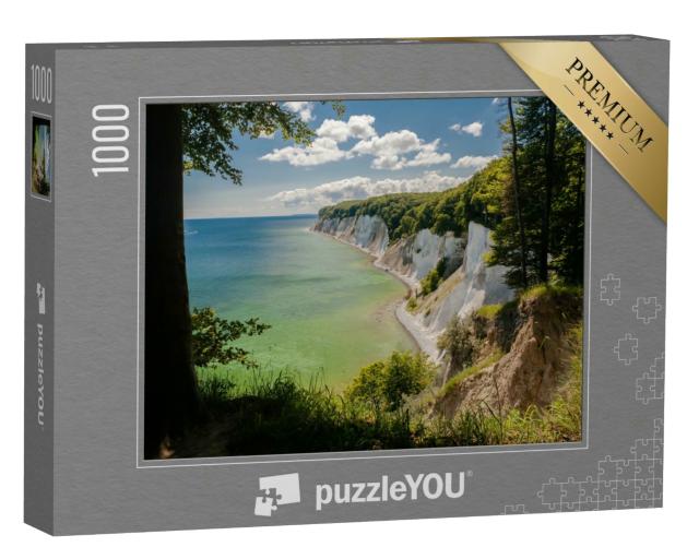 Puzzle 1000 Teile „Wunderschöne Kreidefelsen im Nationalpark Rügen“
