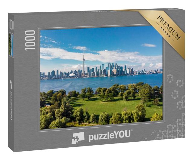 Puzzle 1000 Teile „Skyline von Toronto und Ontariosee, Kanada“