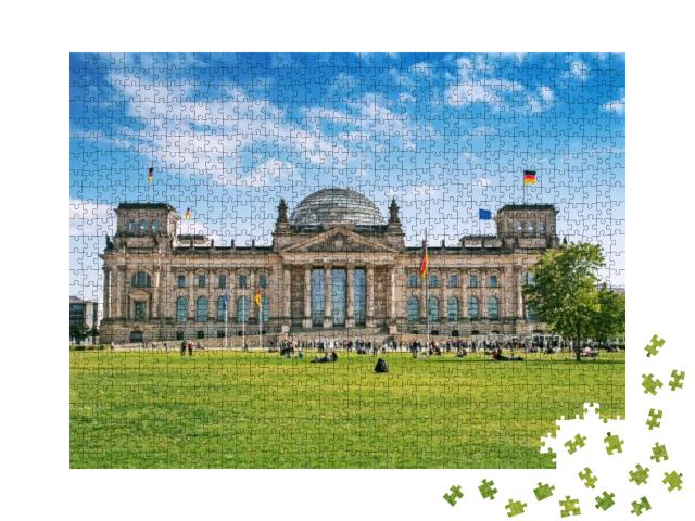 Puzzle 1000 Teile „Das Reichstagsgebäude in Berlin“