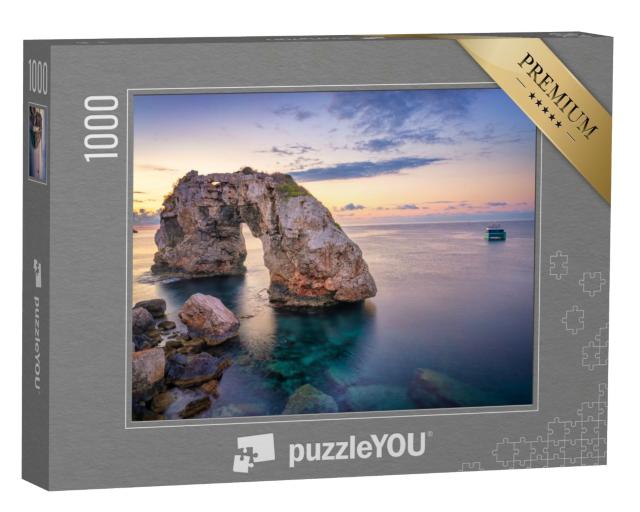 Puzzle 1000 Teile „Es Pontas auf Mallorca mit Boot“