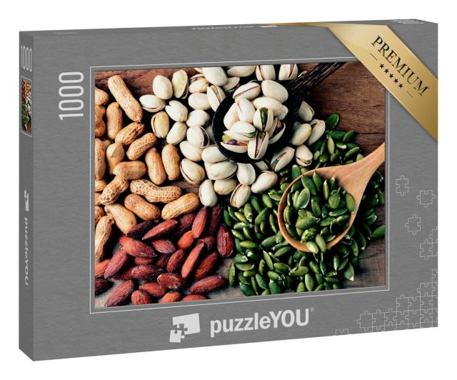 Puzzle 1000 Teile „Nüsse und Kerne“
