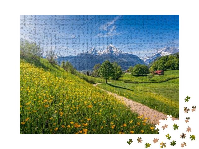 Puzzle 1000 Teile „Nationalpark Berchtesgadener Land, Bayern, Deutschland“