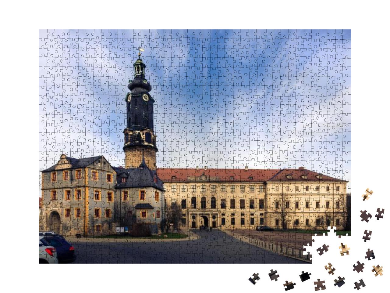 Puzzle 1000 Teile „Schloss Weimar, Thüringen, Deutschland“