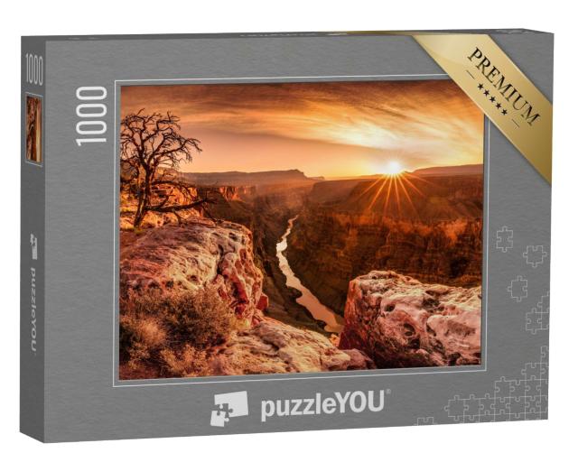 Puzzle 1000 Teile „Spektakulärer Sonnenaufgang am Grand Canyon, USA“