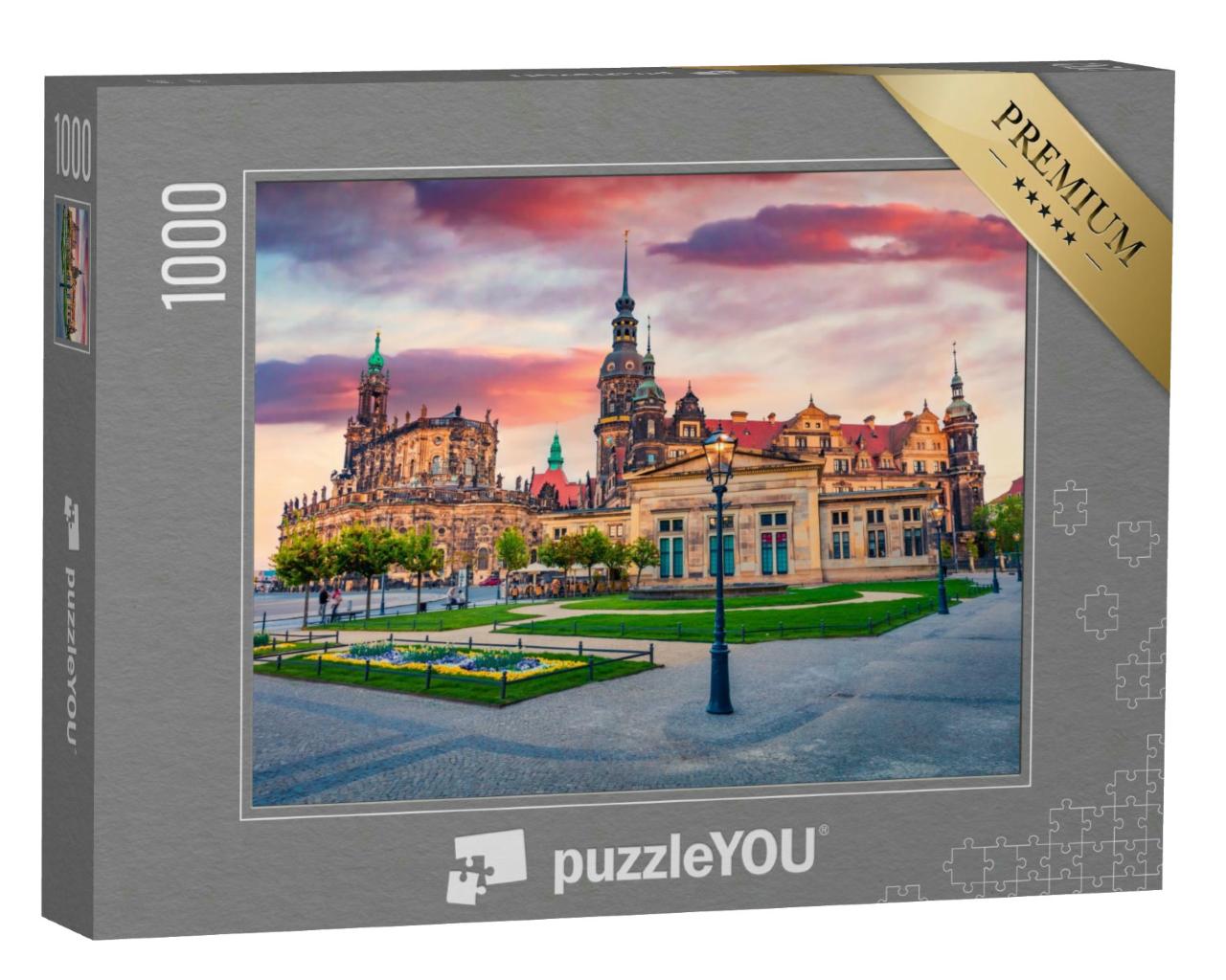 Puzzle 1000 Teile „Dresdner Kurfürstliches Residenzschloss, Deutschland“