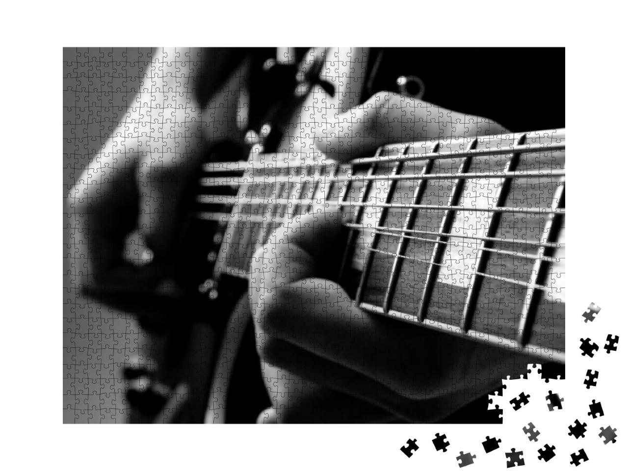 Puzzle 1000 Teile „Gitarre spielen“