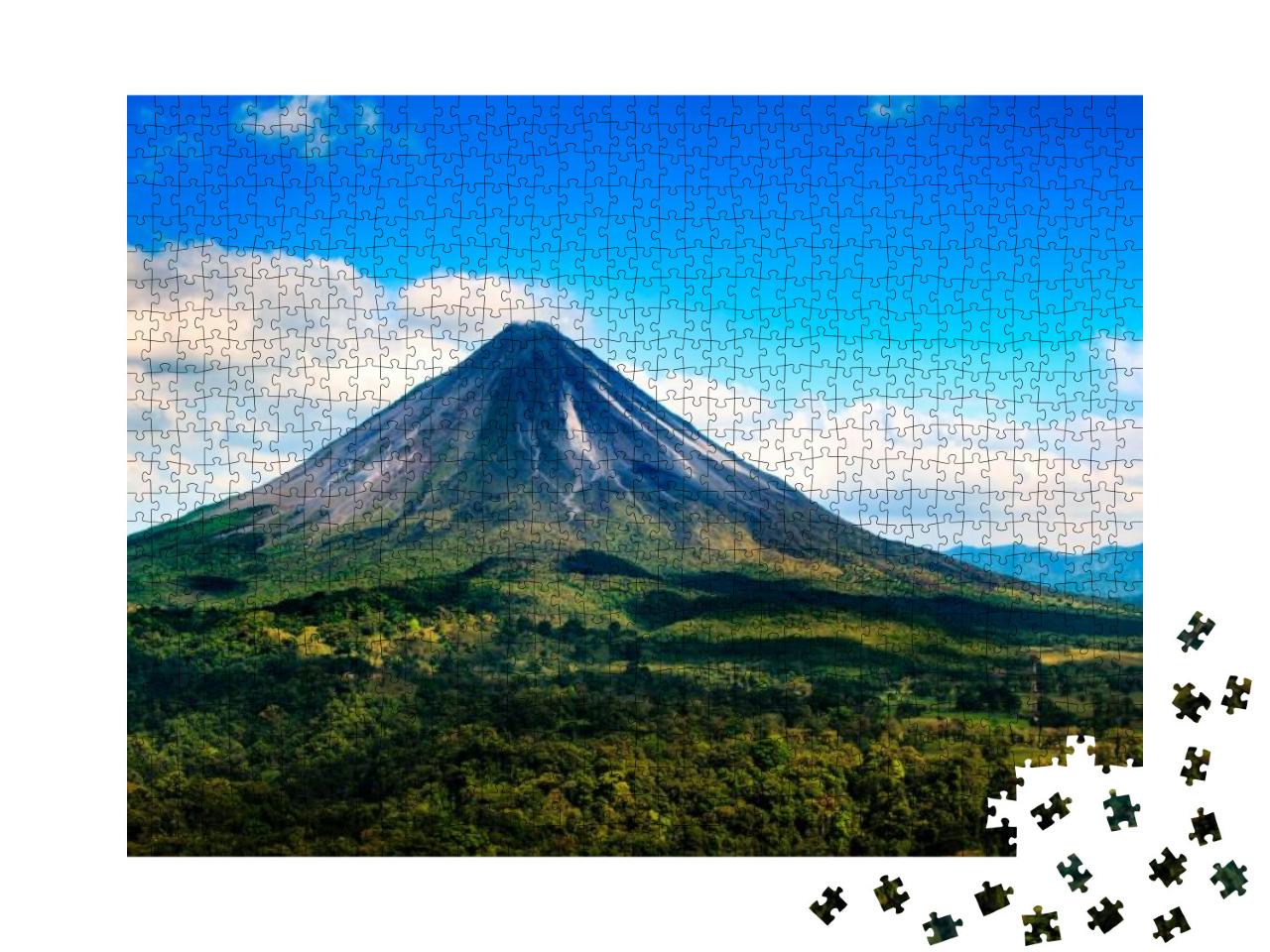 Puzzle 1000 Teile „Arenal-Vulkan“