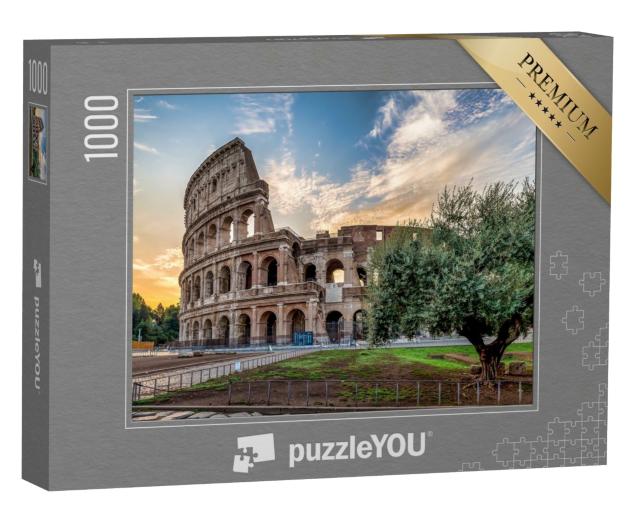 Puzzle 1000 Teile „Detail des Kolosseums in Rom, Italien“