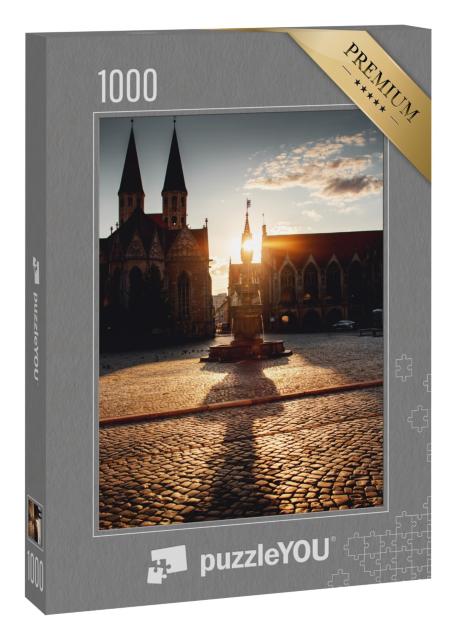Puzzle 1000 Teile „Altstadmarkt in Braunschweig, Deutschland“