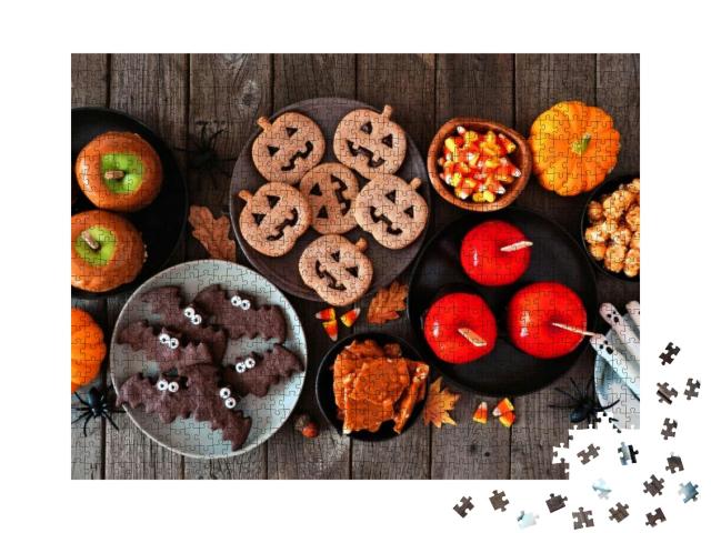 Puzzle 1000 Teile „Köstliche Leckereien zu Halloween“