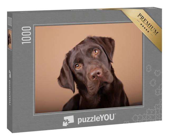 Puzzle 1000 Teile „Treuherziger Labrador-Welpe“