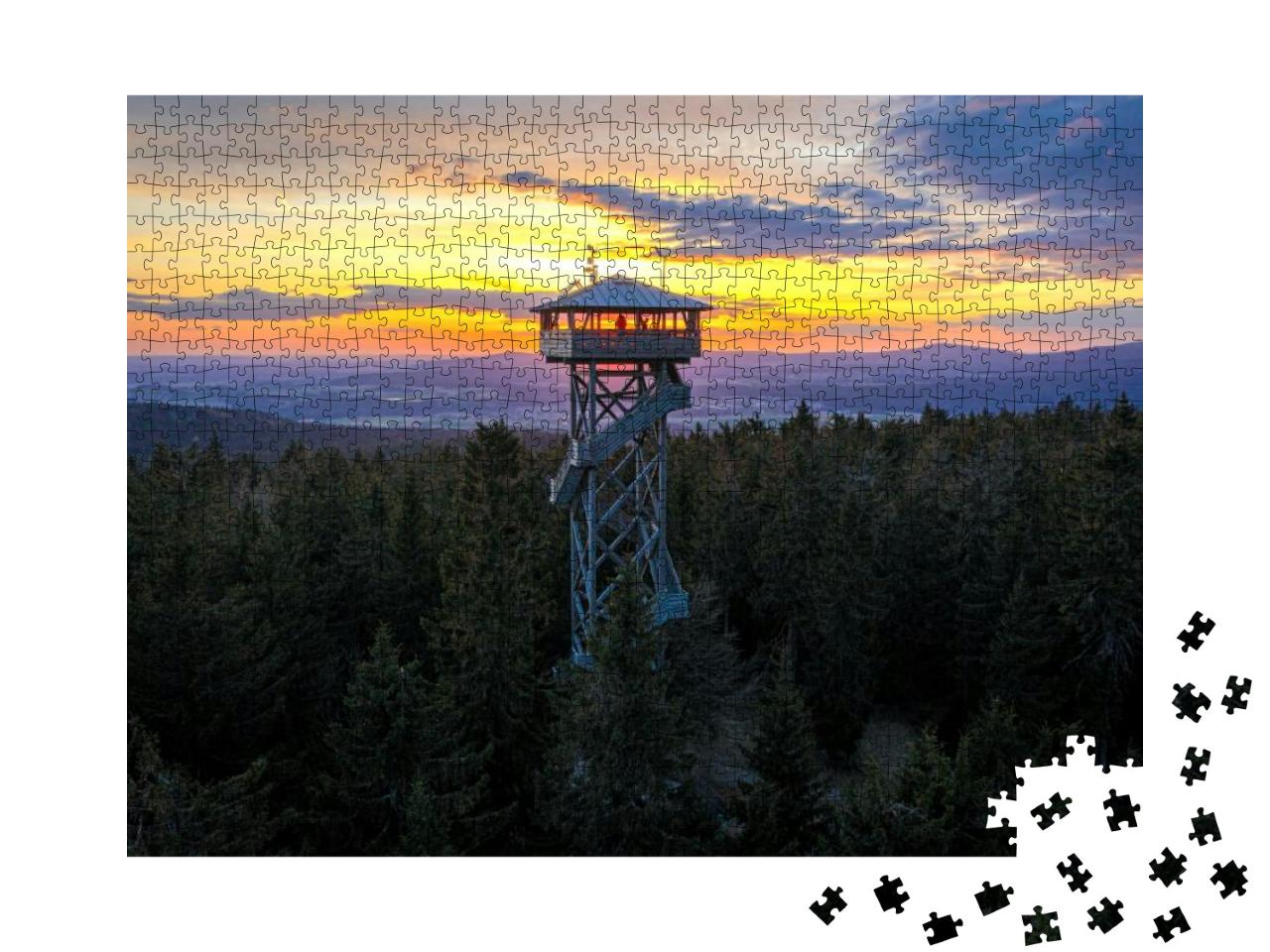 Puzzle 1000 Teile „Oberpfalzturm, Landkreis Tirschenreuth“