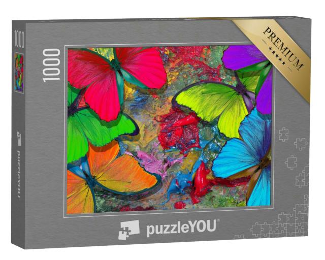 Puzzle 1000 Teile „Farben des Regenbogens“