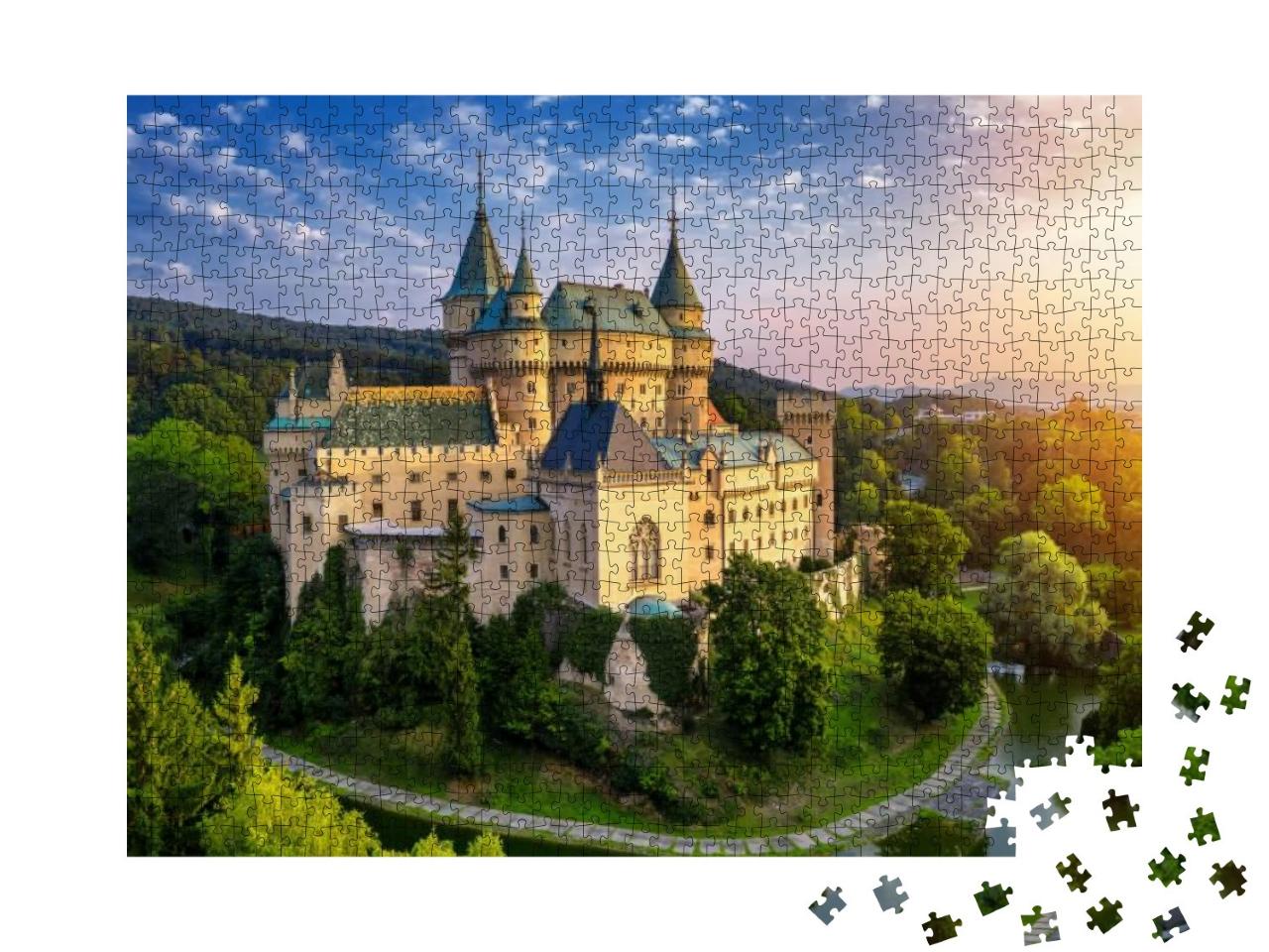 Puzzle 1000 Teile „Burg Bojnice, UNESCO-Weltkulturerbe“