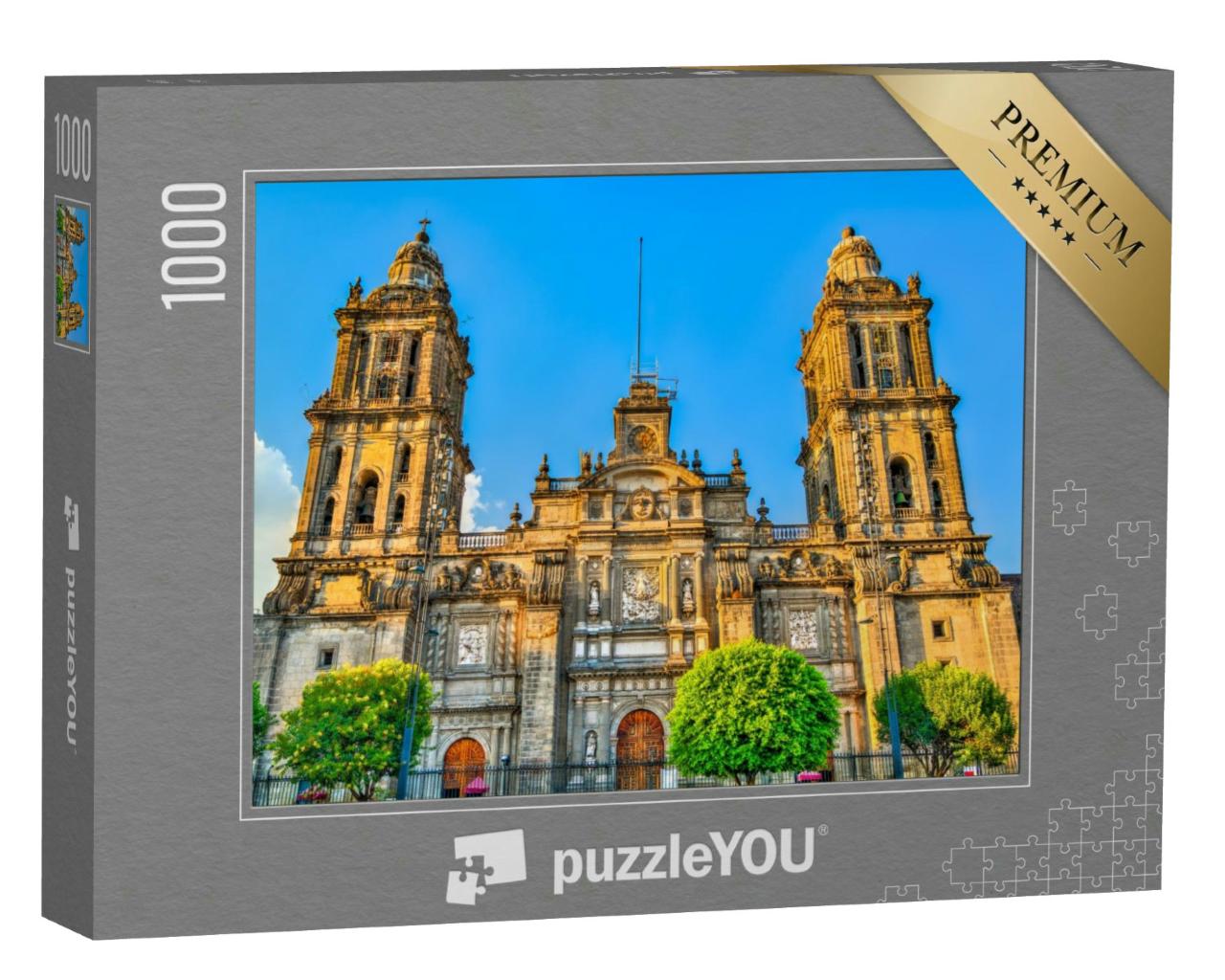Puzzle 1000 Teile „Die Metropolitan-Kathedrale in Mexiko-Stadt“