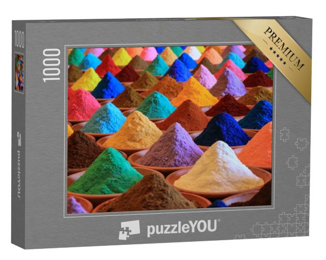Puzzle 1000 Teile „Auswahl an verschiedenen Gewürzen“