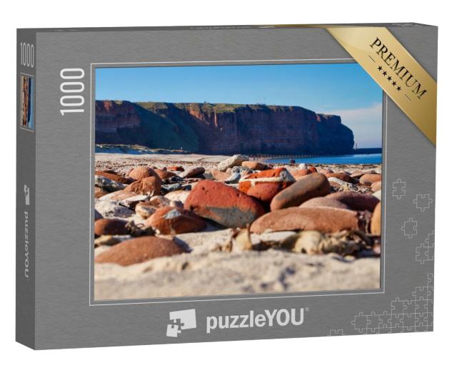 Puzzle 1000 Teile „Kliff auf der Insel Helgoland, Deutschland“