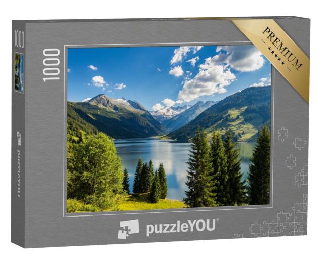 Puzzle 1000 Teile „Durlassboden-Stausee in den Zillertaler Alpen, Österreich“