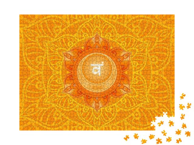 Puzzle 1000 Teile „Svadhishthana, Symbol des Sakralchakras“