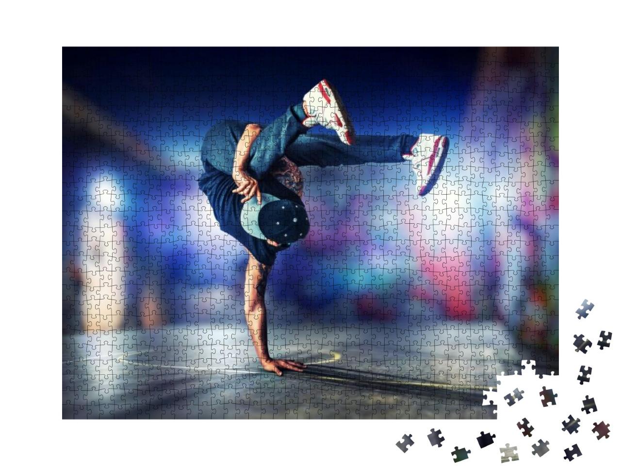 Puzzle 1000 Teile „Akrobatischer Breakdance “