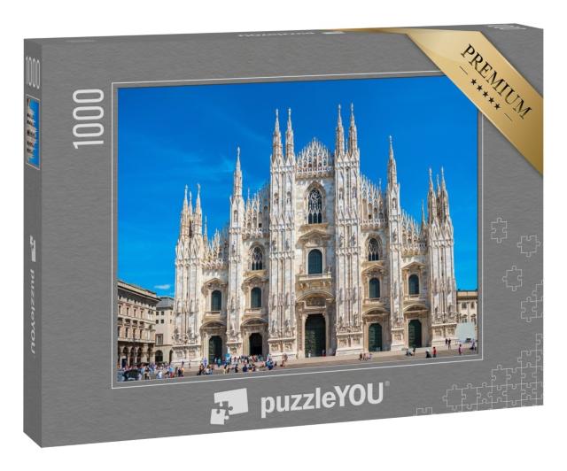 Puzzle 1000 Teile „Der weltberühmte Mailänder Dom, Italien“