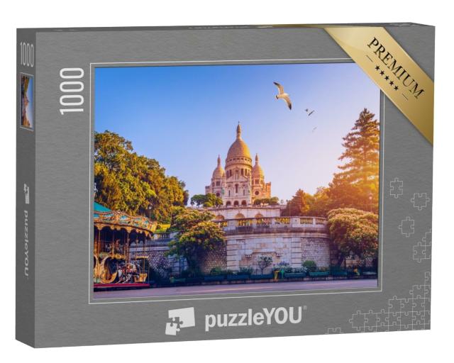 Puzzle 1000 Teile „Die Herz-Jesu-Basilika Sacre Coeur, Paris, Frankreich“