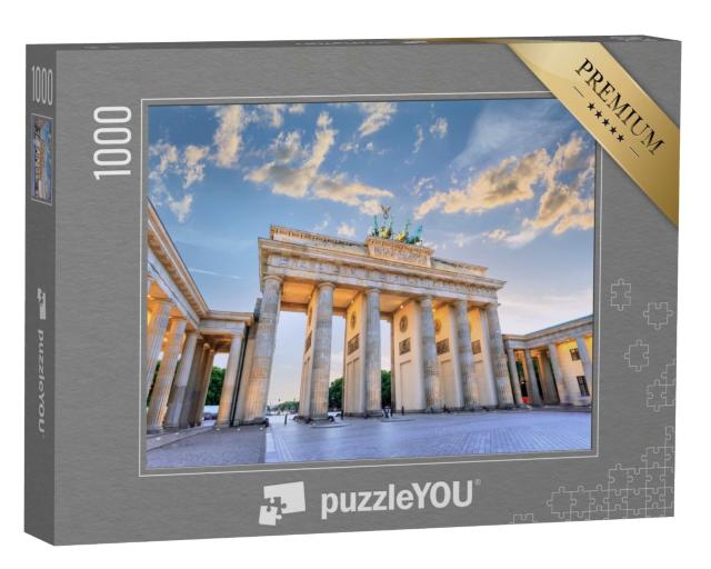 Puzzle 1000 Teile „Das Brandenburger Tor bei Sonnenuntergang“