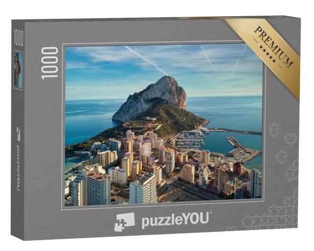 Puzzle 1000 Teile „Calp, Küstenstadt der Provinz Alicante, Spanien“