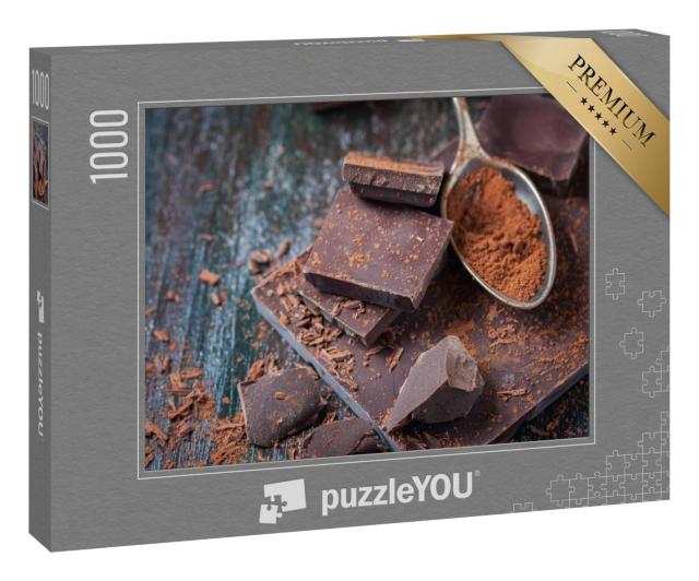 Puzzle 1000 Teile „Dunkle Schokolade“